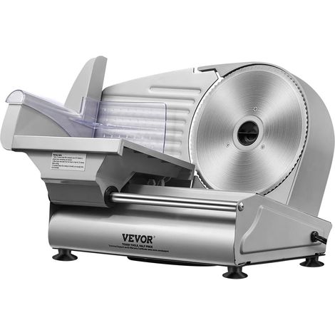 Trancheuse à viande électrique 180W, lame en acier inoxydable et protection de lame avec épaisseur réglable, 180w (1/5)