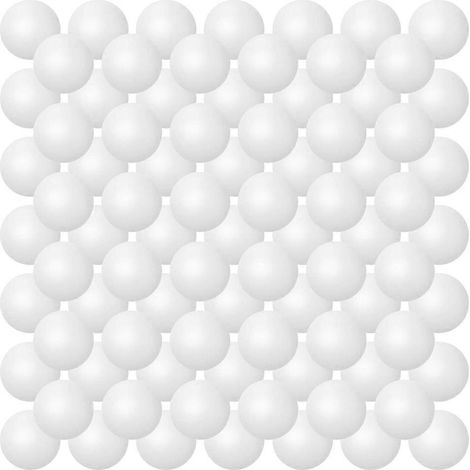Packung mit 100 Tischtennisbällen (40 mm), waschbar, ideal für Billardspiele, Jahrmärkte, Dekoration und als Spielzeug für Haustiere. (1/5)
