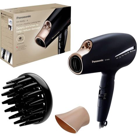Panasonic EH-NA9J-K825 secador de pelo negro y oro rosa (1/3)
