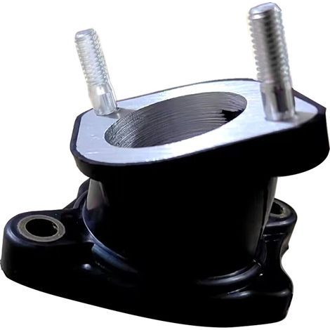 Pièces de moto : coude d'admission CG250 de 30 mm, compatible avec le raccord en caoutchouc d'admission du carburateur PZ30. (1/4)