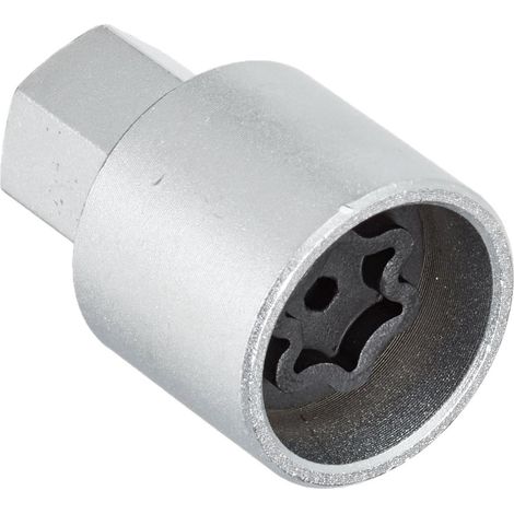 Adaptateur de démontage de verrou de jante SW-Stahl 02383L-3 I adapté pour VW I adaptateur 523 I outil de démontage pour déverrouiller le verrou de roue I outil de déverrouillage pour verrou de jante