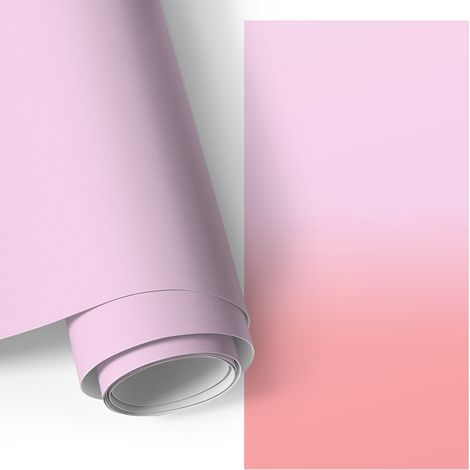 Möbelfolie - Klebefolie für Möbel - Selbstklebefolie - Dekorfolie - Küchenfronten bekleben - Rosa-Farbverlauf 50x100 cm