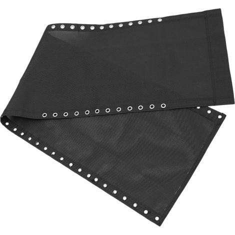 Tissu de Remplacement pour Chaise de Camping Noir en PVC Polyester (1/5)