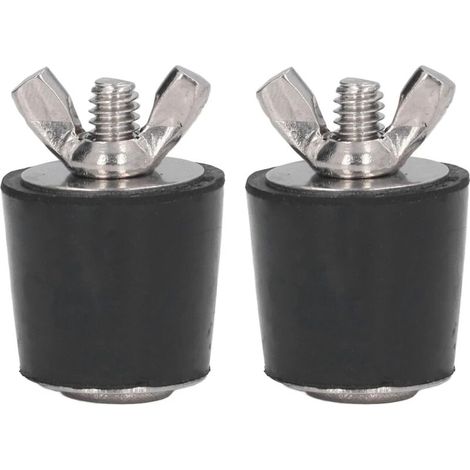 Bouchon en caoutchouc pour 2 pièces, bouchon conique pour piscines, résistant à l'hiver, accessoires de piscine, 25 mm (1/5)