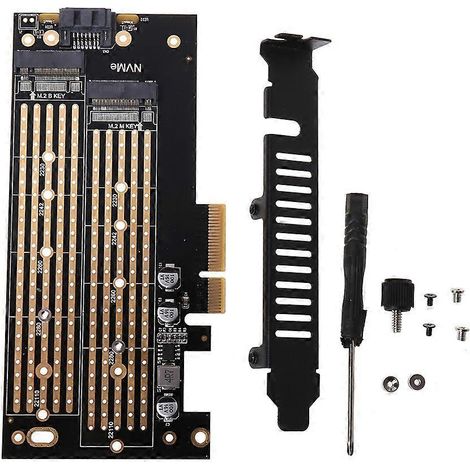 Desktop-Controller M.2 NVMe SSD NGFF zu PCIe x4 M-Key Festplattenadapter (1/5)