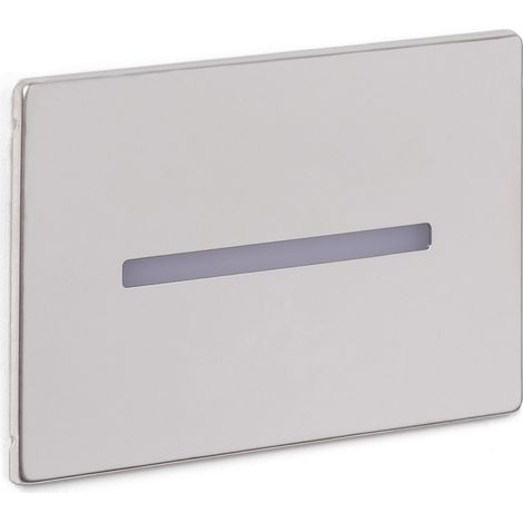 Baliza Exterior LED 3W Empotrable Pared Wabi Lineal Plateado (1/4)