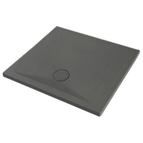 Piatto doccia 90x90 h.4 in ceramica nero Pietraceramica di (1/3)