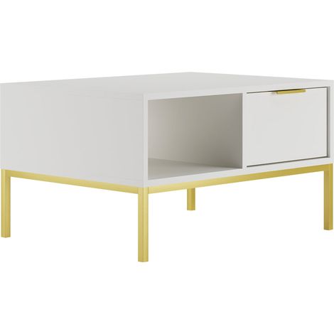 Tavolino da caffè Seattle bianco 45,4cm (1/5)