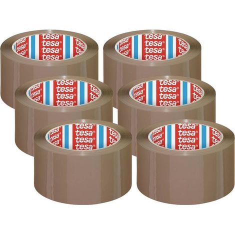 tesa 04195-00001-04 Ruban adhésif d'emballage tesapack® marron (L x l) 66 m x 50 mm 6 rouleau(x) (1/5)