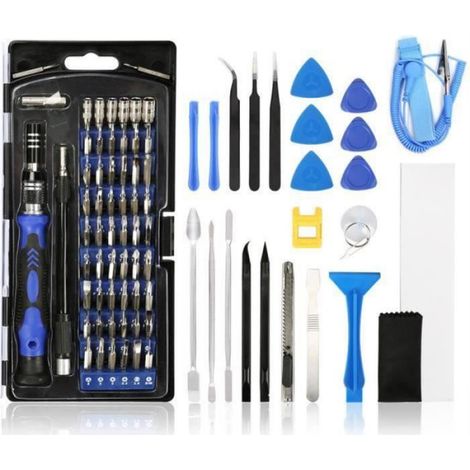 Kit De Tournevis De Précision - 86 En 1 - Magnétique - Acier CRV - Pour Réparation Électronique - 1 Pièce (1/4)