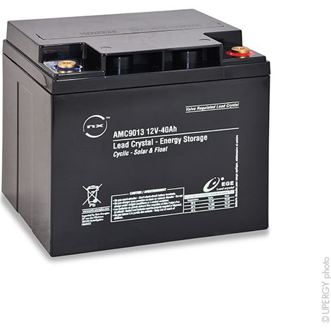 NX - Batterie lead crystal 6-CNFJ-40 12V 40Ah M6-F (1/2)