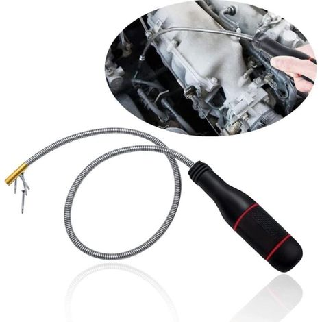 Magnetisches Aufnahmewerkzeug, flexibler Magnetmagnet, 550 mm tragbare Magnetwerkzeuge, flexibler mechanischer Magnetbesen für Schrauben, Teilefinder, Spülbecken