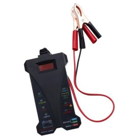 Testeur de Batterie Numérique pour Voiture Protection Inversion Polarité, Design Intelligent en Plastique et Métal, Outil Diagnostic Auto Fiable - (1/5)