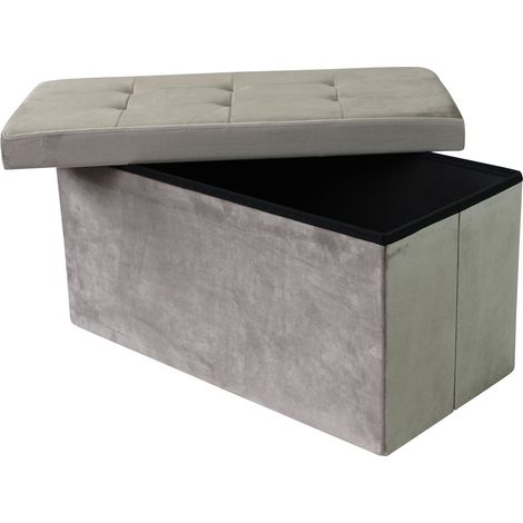 IRO - pouf rettangolare in velluto (1/4)
