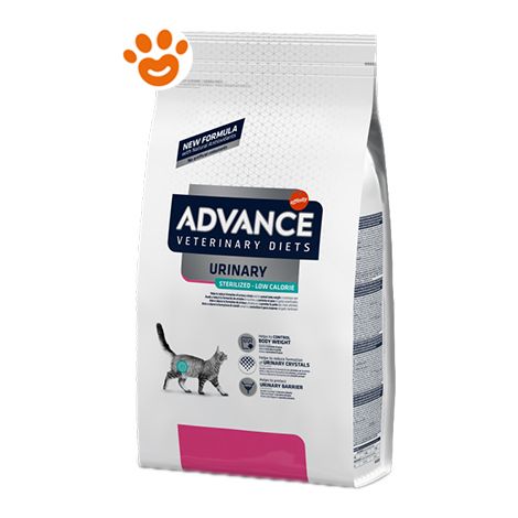 Advance Cat Veterinary Diets Urinary Sterilised Low Calorie - Advance Cat Veterinary Diets Urinary Sterilised Low Calorie - Sacco Da 7,5 Kg