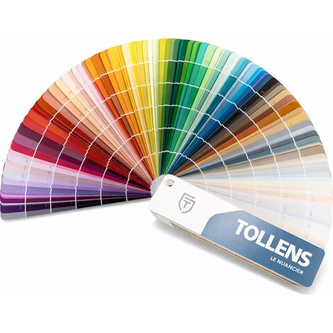 Nuancier TOLLENS Professionnel : 1236 Teintes Peinture Intérieur & Extérieur
