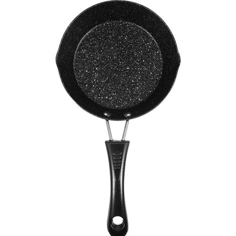 Poêle à œufs, poêle antiadhésive, poêle à crêpes, poêle à frire profonde, poêle à omelette.-25x12x2.8cm (1/4)