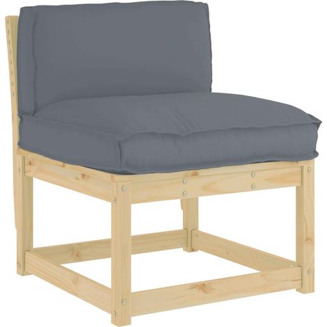 Maison Exclusive - Kissen Oxford-Stoff Anthrazit 70 x 40 x 12 cm (1/5)