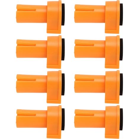 Lot de 8 butées d'établi de 19 mm, butées de frein haute résistance pour le travail du bois, butées de bureau à tenon (1/5)