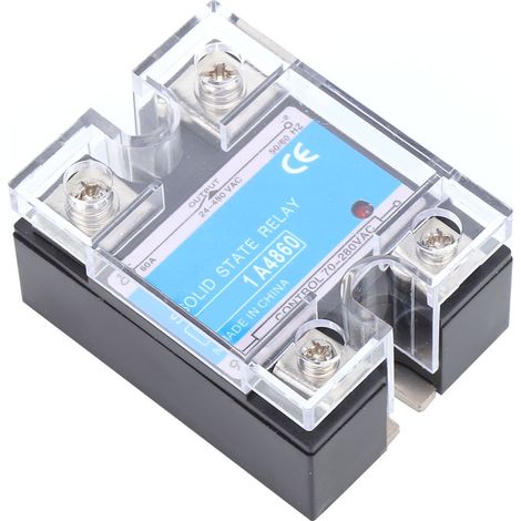 Einphasiges Halbleiterrelais 70-280VAC Eingang 24-480VAC AC Last SSR elektrische Ausrüstung für CNC-Maschinen (BERM-1 A4860, 60A) (1/5)