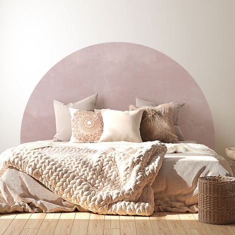 Stickers tête de lit - Couleur tendance - 160 x 130 cm - Pour lits (120 à 140 cm) - Adhésif MAT (1/2)