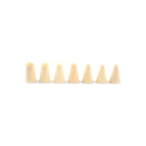 Beccucci per sac à poche in cartone ondulato, 8-20 mm, set da 7 - Hendi 551110