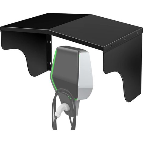 Couvercle électrique, couvercle de la boîte de jonction, couvercle de prise électrique en aluminium  Toit de protection de la station de charge  Protection contre les intempéries pour montage par pa