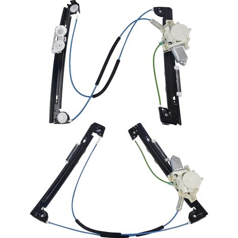 Régulateur de fenêtre avec moteur, Compatibilité : Mini Cooper R50 R52 R53 2001-2005, Numéros OEM : 51337039451, 51337039452, Construction durable, Performance améliorée (1/5)