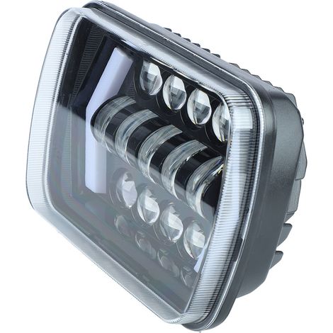 Phares LED 7 pouces ronds étanches très lumineux pour Jeep Wrangler, remplacement robuste de phare auto (1/5)