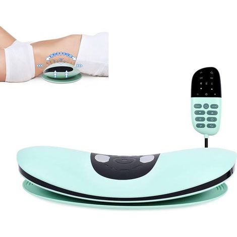 Massaggiatore per vita e schiena, funzione di trazione a 26°, massaggio riscaldante e vibrante, adatto per la schiena, l'uso a casa e in ufficio. (1/4)