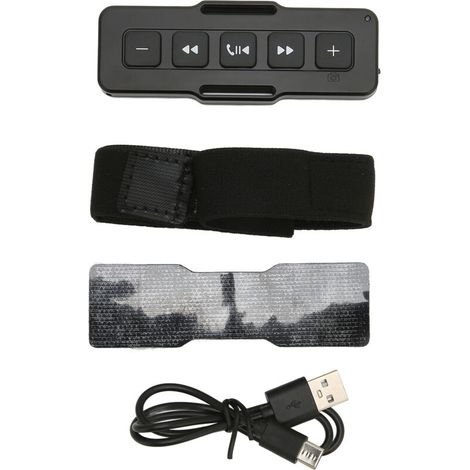 Portable Bluetooth 5.0 remote control, IPX4 waterproof, easy to use thanks to its touch interface, compatible with most smartphones. (1/5)