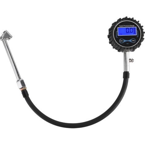 Gonfleur de pneus 3-200 PSI avec manomètre numérique et écran LCD, universel pour voitures, motos et camions