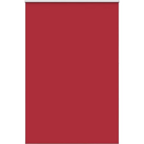 Store enrouleur occultant rouge, largeur du tissu 156,6 cm (1/5)