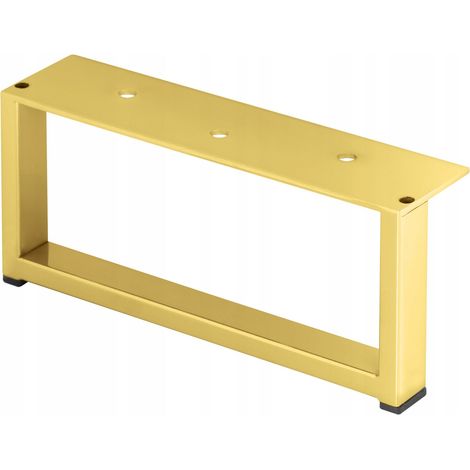 Gamba per mobile, piedino per letto, oro, loft, industriale, 20x8,7 cm H87 (1/5)