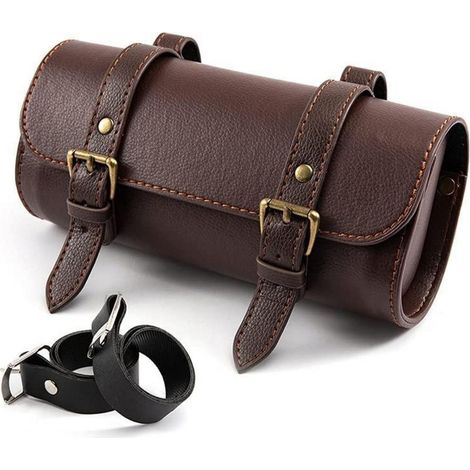 Motorrad Werkzeugtasche PU Leder wasserdicht Lenker Gabeltasche universal (1/5)