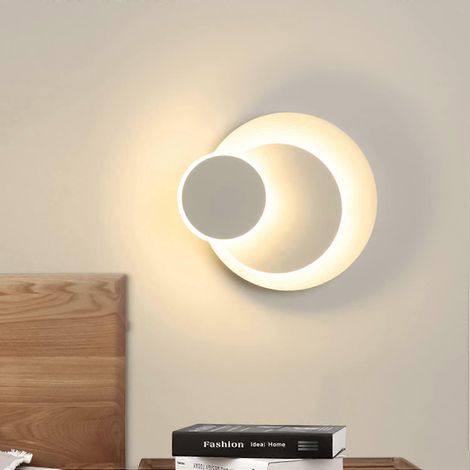15W LED-Wandleuchte für den Innenbereich, 350° verstellbar, kreatives Metalldesign, 3000K warmweißes Licht.