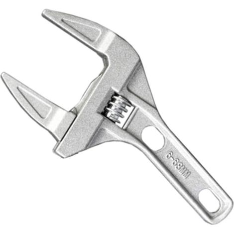 Clé À Molette Réglable - Capacité De Mâchoire 6 À 68 Mm - Longueur 200 Mm - En Alliage D'Aluminium - Pour Réparation De Meubles Appareils Sanitaires Et Industriels - 1 Pièce (1/5)