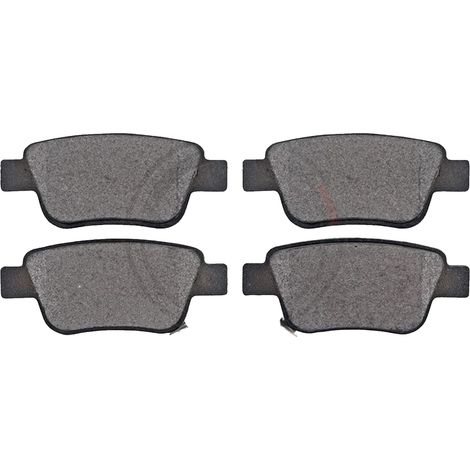 KIT PASTIGLIE FRENO POSTERIORI compatibile con TOYOTA COROLLA VERSO (ZER,ZZE12.R1) / PASTIGLIE FRENANTI AUTO OEM P 83 047, / SOSTITUZIONE DIRETTA / BASSA POLVERE / SILENZIOSO