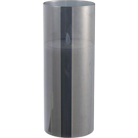 Lampe à Poser en Verre Led "Bright" 25cm Gris (1/3)
