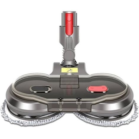Balai-serpillère électrique compatible avec les aspirateurs Dyson V7, V8, V10, V11 et V15 - Comprend 6 lingettes de nettoyage - Système de nettoyage - Machine de nettoyage - Kit de nettoyage - Essuie- (1/3)