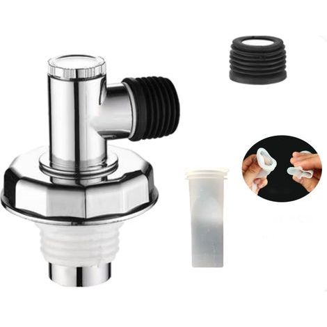 Adaptateur de vidange de sol pour machine à laver Raccord coudé en forme de T pour égout de chambre (1/5)