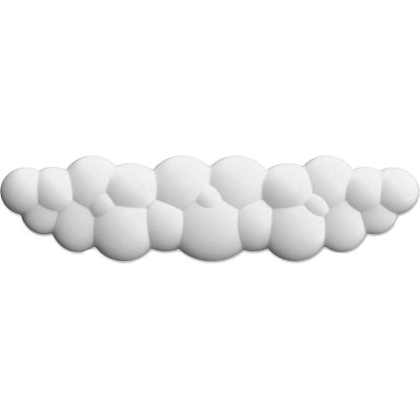 Repose-poignet Cloud Souris Coussinet Antifatigue Mémoire Mousse Doux Anti-déformation Support Clavier Blanc (1/5)
