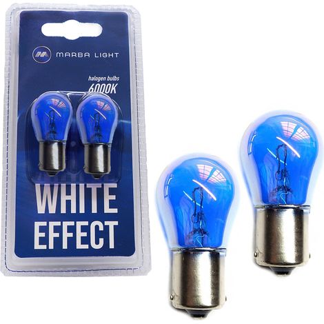 Marba Lichtweiß-Effektlampen P21W 21W weiß (1/3)