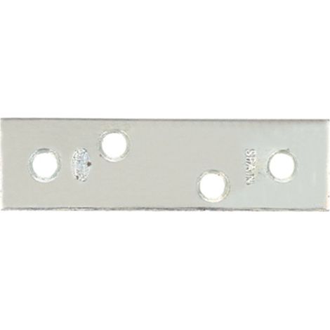 Schachtel mit 100 verzinkten geraden Platten 40mm 415 amig