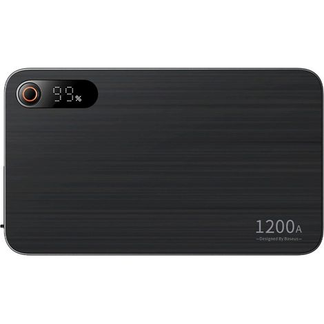 3in1 Auto Starthilfe 1200A + Powerbank 7200mAh + LED Taschenlampe - Schwarz (1/5)
