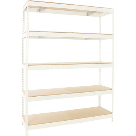 Estantería SIMONRACK Simonforte 2407-5 chipboard blanco/madera