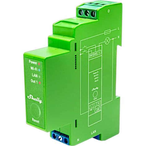 Shelly Pro Dimmer 1PM con Rel� e Funzione di Misura su Binario DIN � Dimmer Intelligente a 1 Canale per Controllo Domotico Avanzato (1/3)
