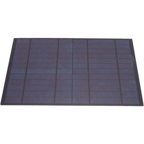 Panneau Solaire 6V 10W Polycristallin Chargeur Portable pour Camping Randonnée Alpinisme (1/4)