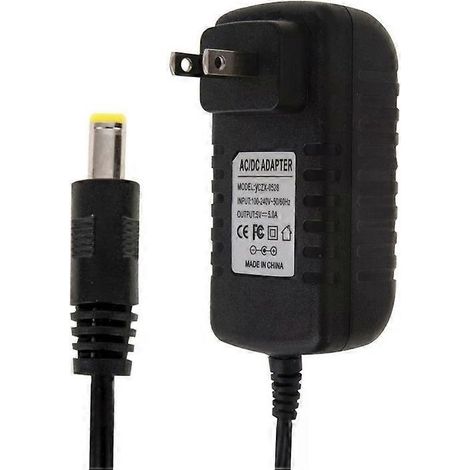 Adaptateur secteur compatible AC/DC, 100-240 V, 5 A, interface 5,5 x 2,1 mm, longueur de câble 1,2 m. (1/5)