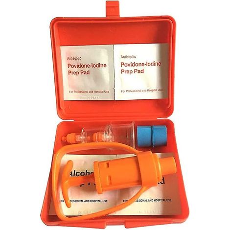 Giftabsauger – Saugpumpe für Schlangen- und Insektenbisse – Erste-Hilfe-Set für Outdoor-Aktivitäten – 1 Stück (1/5)